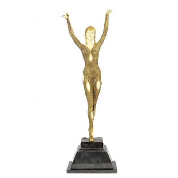 Bronze Skulptur Tänzerin "Dourga"