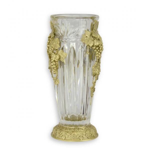 Glasvase Bronze Montur