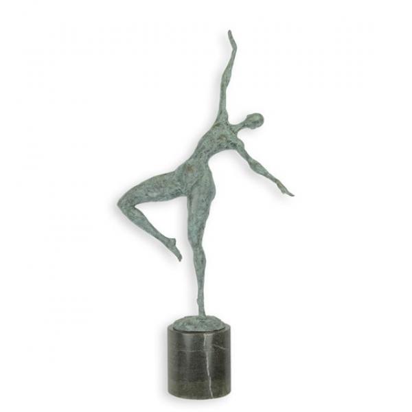 Bronze Skulptur stilisierte Nackte