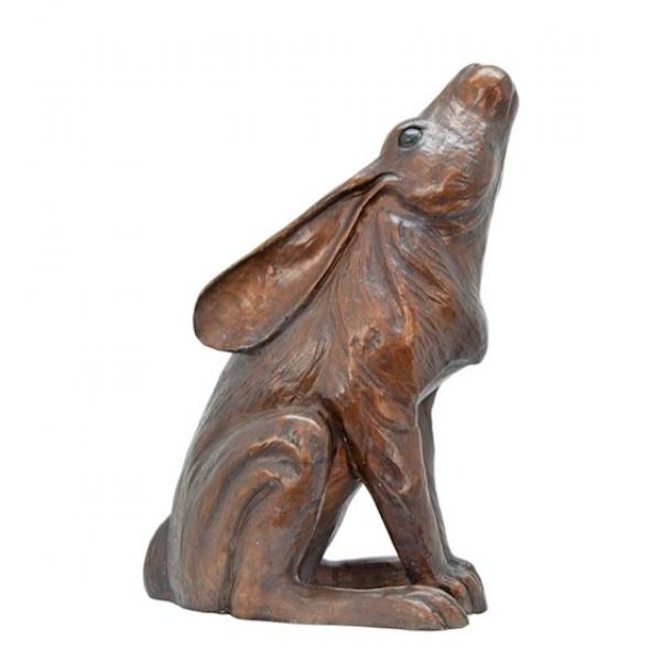 Bronze Skulptur Hase