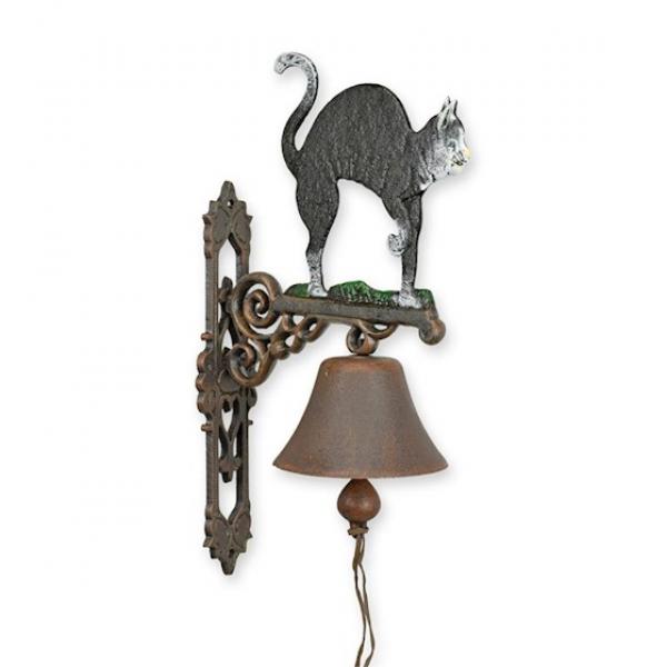 Wandglocke Gusseisen Katze