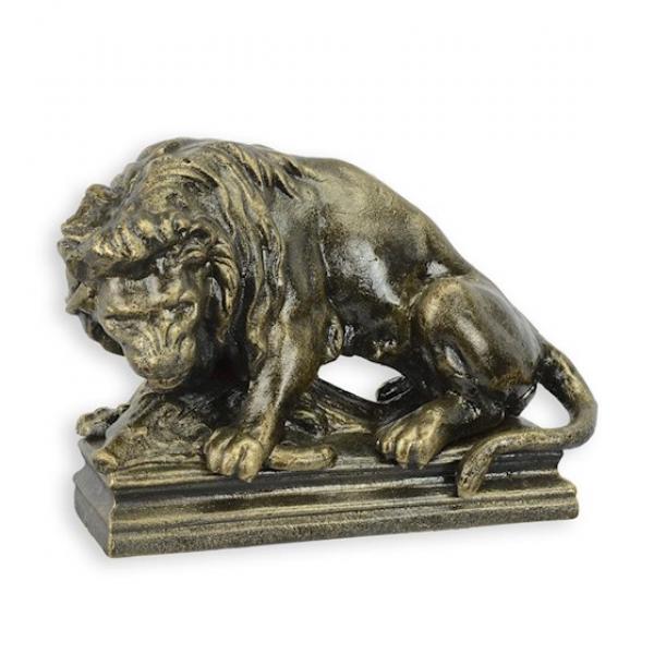 Eisen Figur Skulptur rustikal Löwe