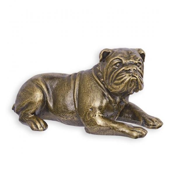 Eisen Figur Skulptur rustikal Englische Bulldogge