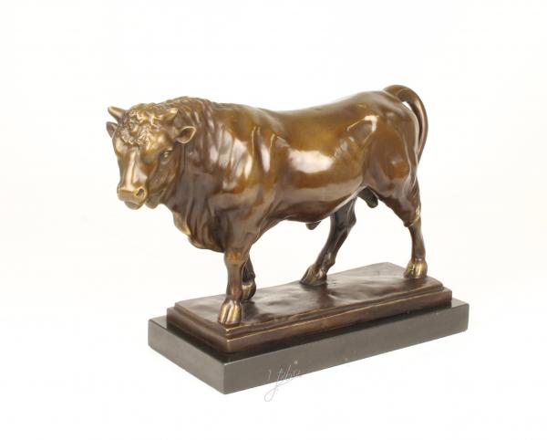 Bronze Skulptur Bulle Stier