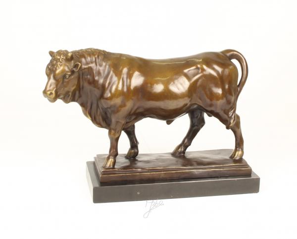 Bronze Skulptur Bulle Stier