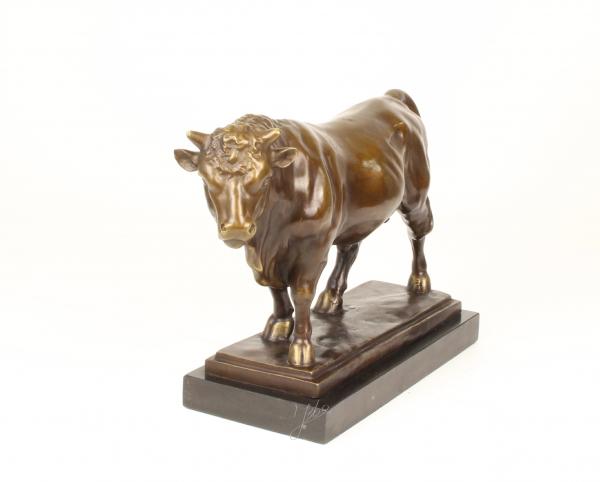 Bronze Skulptur Bulle Stier