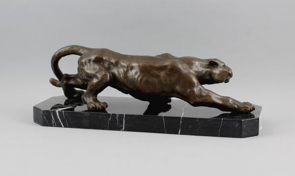 Bronze Jaguar brüniert