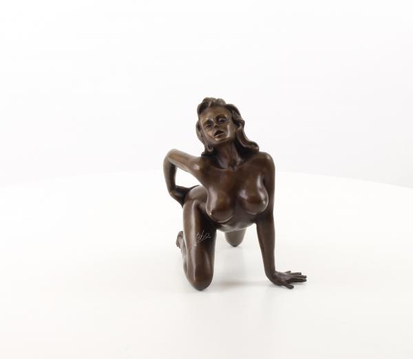 erotische Bronze Skulptur Akt