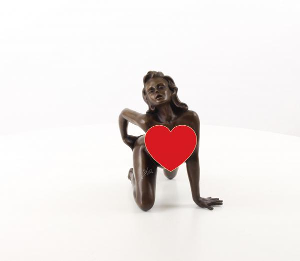 erotische Bronze Skulptur Akt