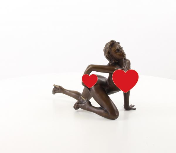 erotische Bronze Skulptur Akt