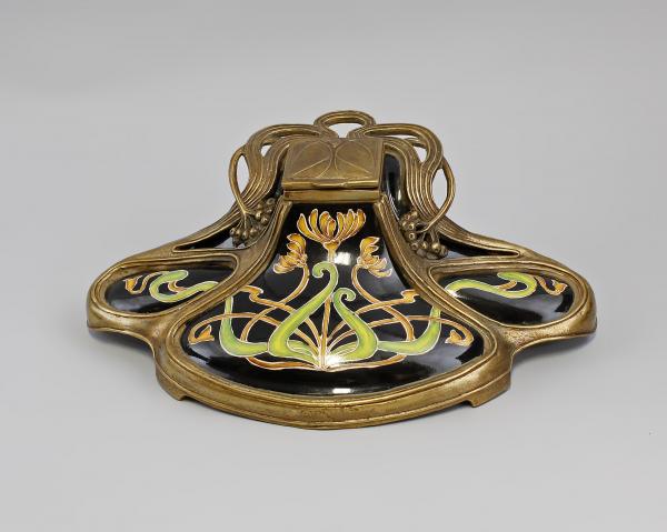 Tintenfass Schreibgarnitur Jugendstil