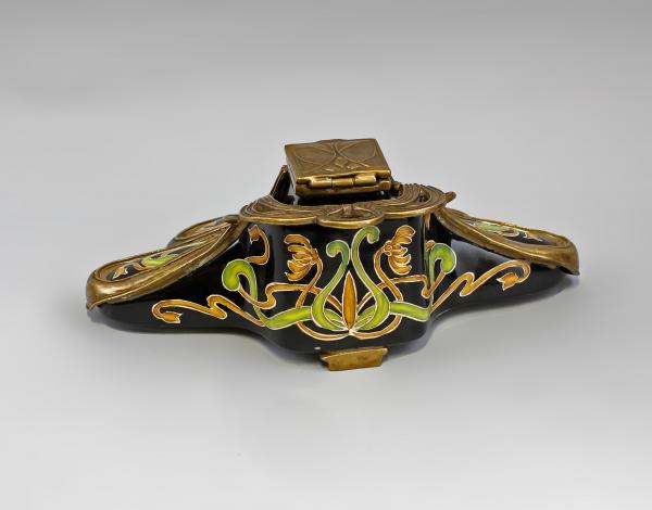Tintenfass Schreibgarnitur Jugendstil
