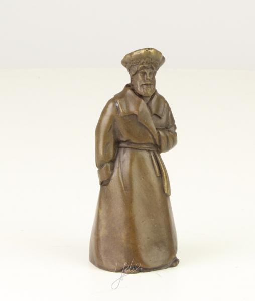 Bronze Figürliche Glocke Mann