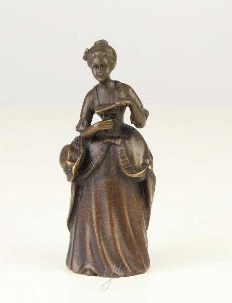 Bronze Figürliche Glocke Frau