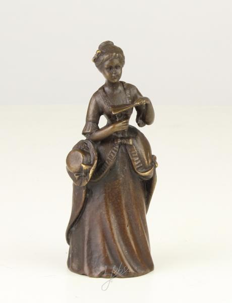 Bronze Figürliche Glocke Frau