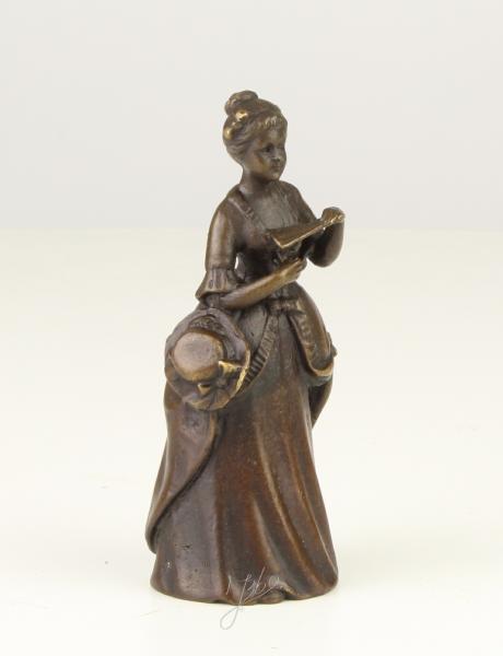 Bronze Figürliche Glocke Frau
