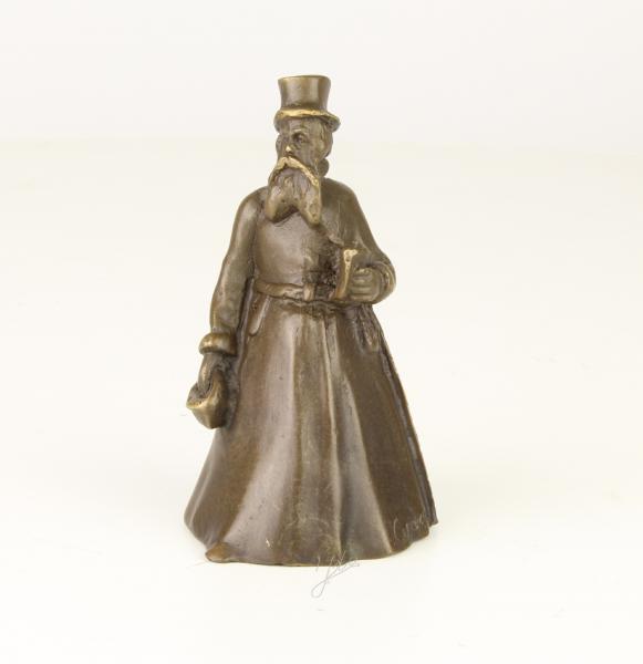 Bronze Figürliche Glocke Gentleman