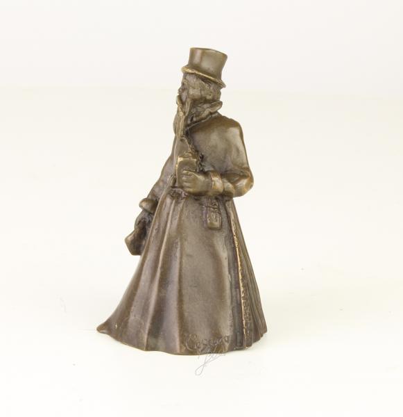 Bronze Figürliche Glocke Gentleman