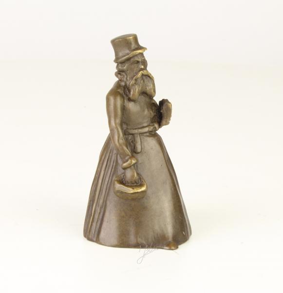 Bronze Figürliche Glocke Gentleman