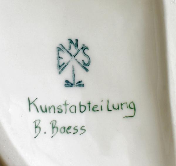 Akt mit Spiegel grün