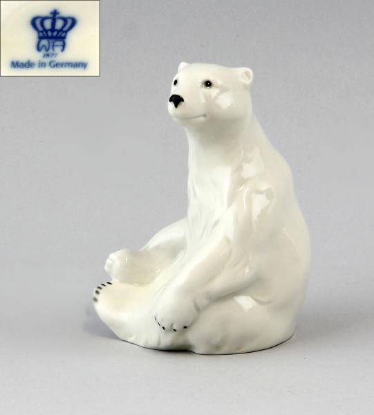 Eisbär sitzend