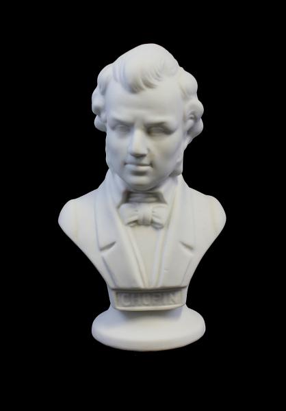 Büste Chopin Bisquitporzellan
