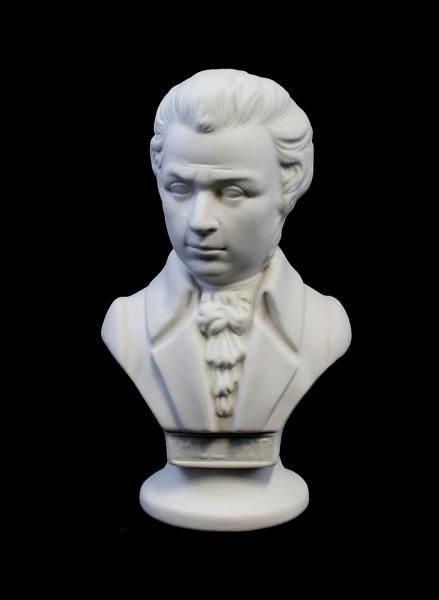 Büste Mozart Bisquitporzellan
