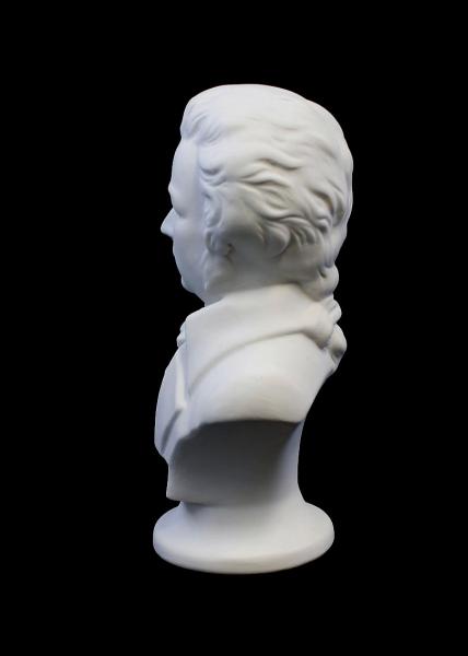 Büste Mozart Bisquitporzellan