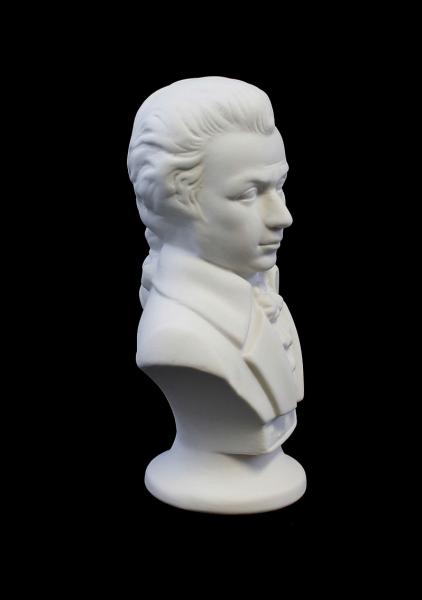 Büste Mozart Bisquitporzellan