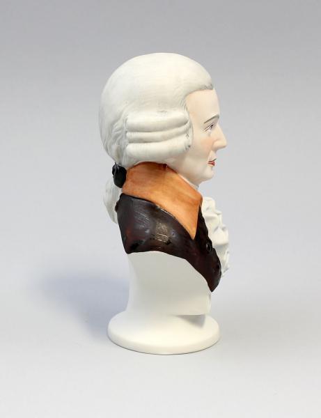Büste Haydn Bisquitporzellan bemalt