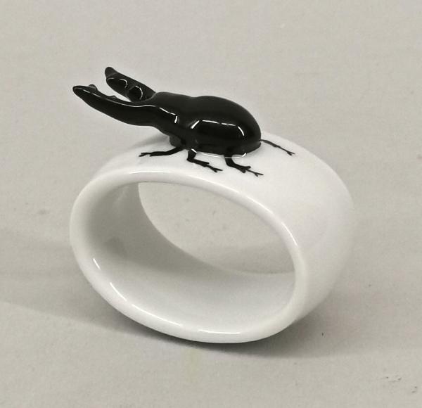 Serviettenring Käfer schwarz