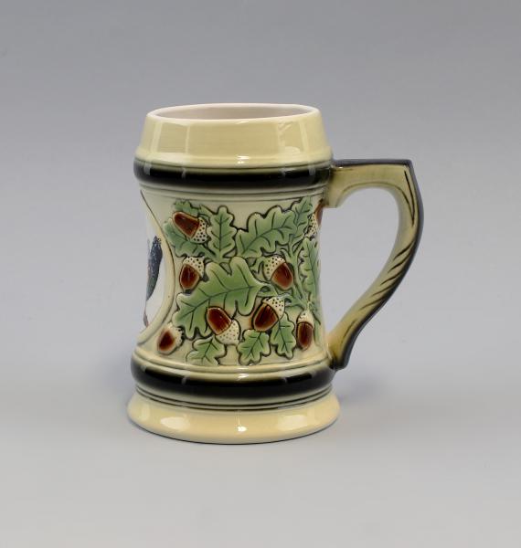 jagdlicher Bierkrug Auerhahn