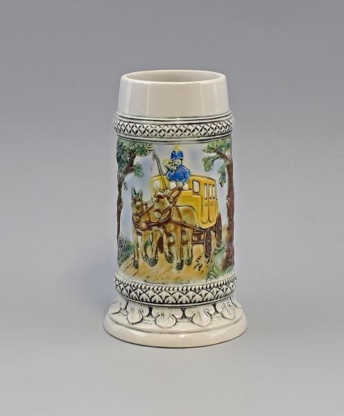 Bierkrug Postkutsche