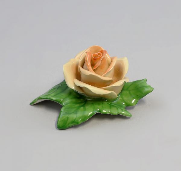 Tischblume Rose groß pfirsichfarben