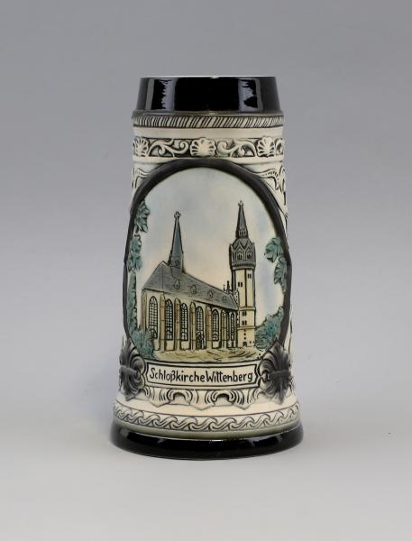 Bierkrug Schlosskirche Wittenberg 1 Liter