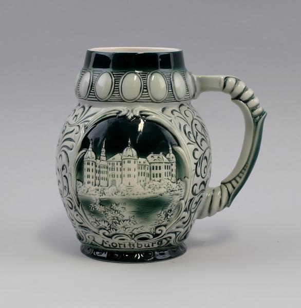 Bierkrug Moritzburg grau 1,5 Liter