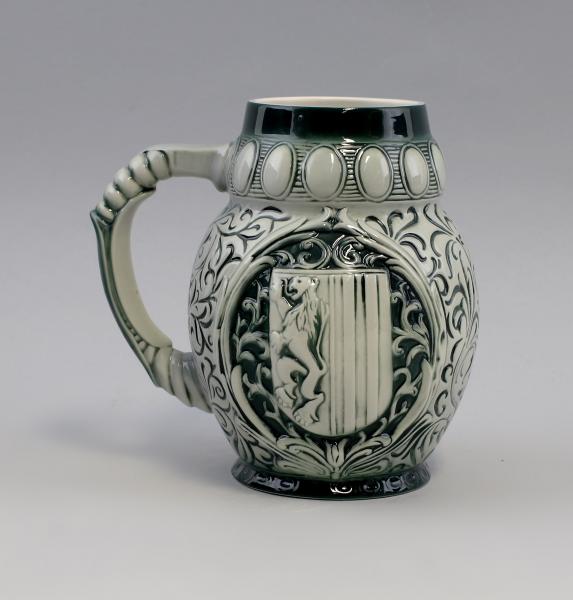 Bierkrug Moritzburg grau 1,5 Liter