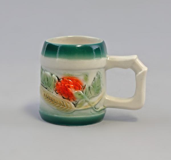 Schnapsglas Bierkrug grün