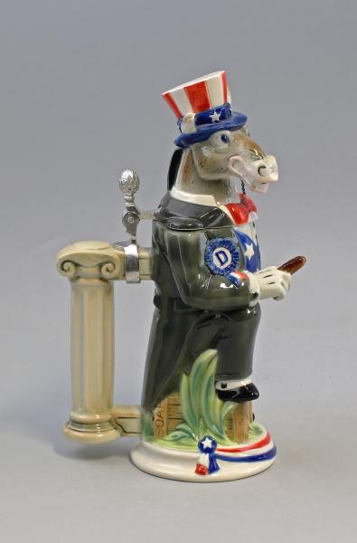 Sammler-Bierkrug Esel Donkey Stein