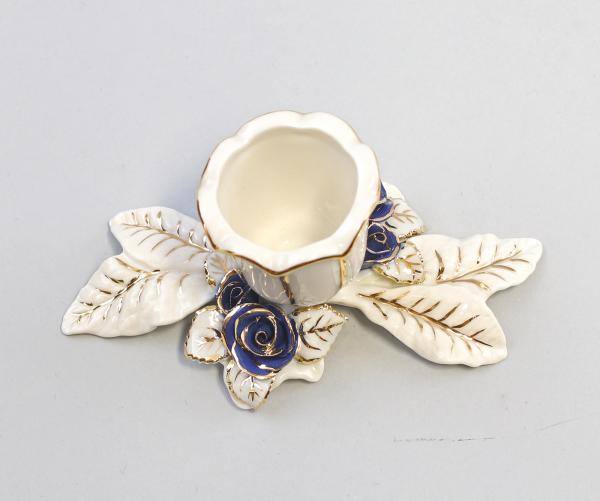 Leuchter Klein rose Kobalt gold