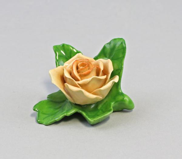 Kartenhalter Rose gelb / orange