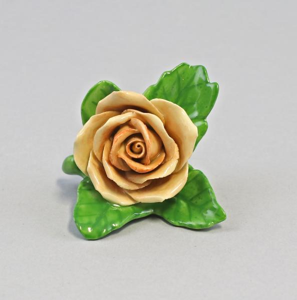 Kartenhalter Rose gelb / orange
