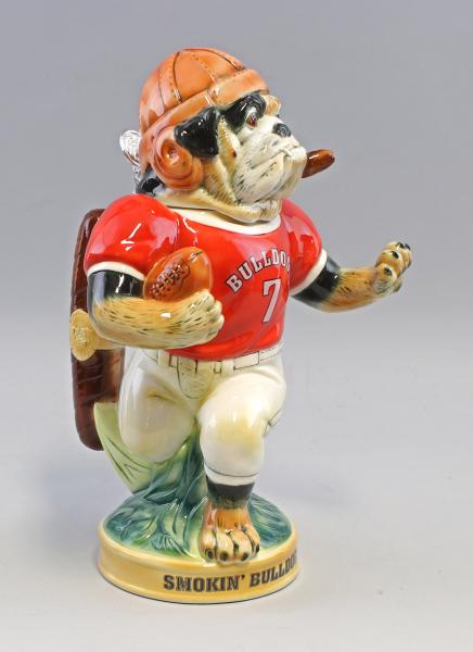 Figuren-Bierkrug Baseball-Bulldogge