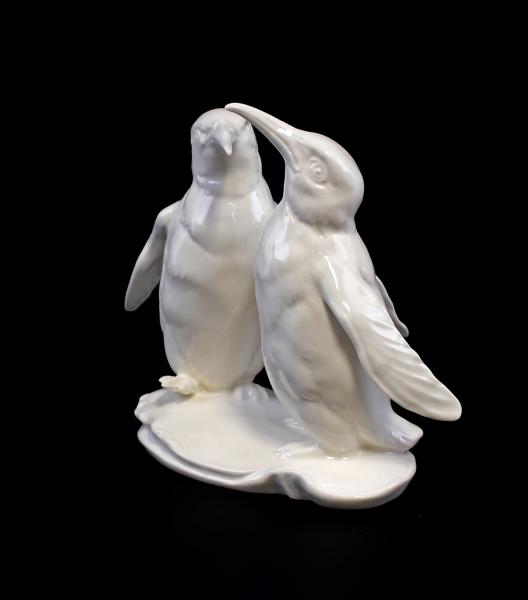 Pinguin-Gruppe weiß