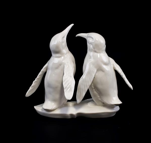 Pinguin-Gruppe weiß