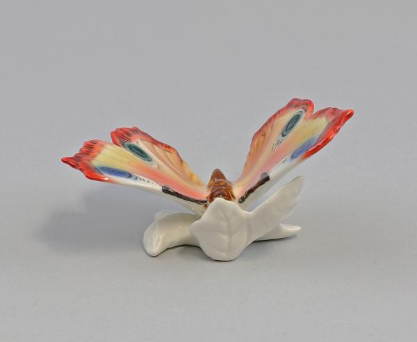 Schmetterling Sockel rot
