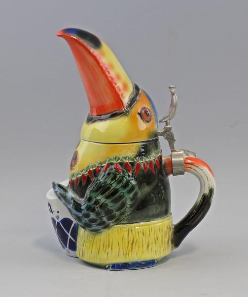 Sammler-Figuren-Bierkrug Tukan