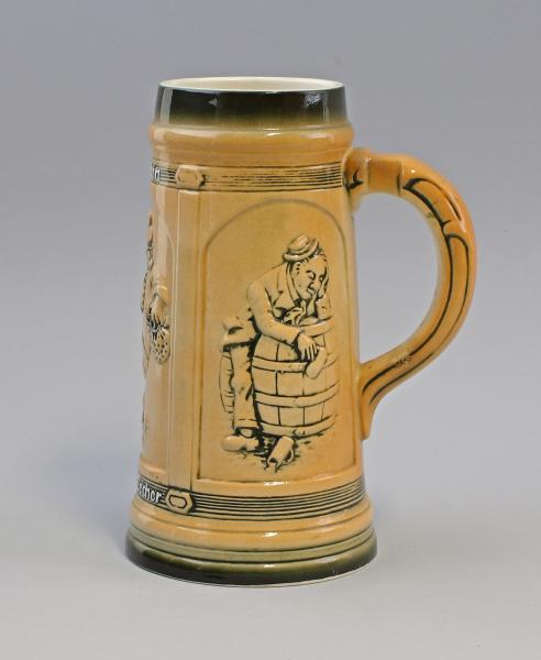 Bierkrug Sitzendorf Trinkszene