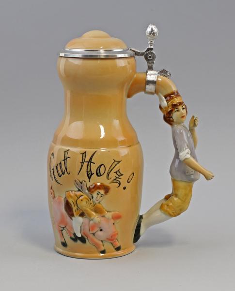 Bierkanne / Kanne Kegler "Gut Holz"