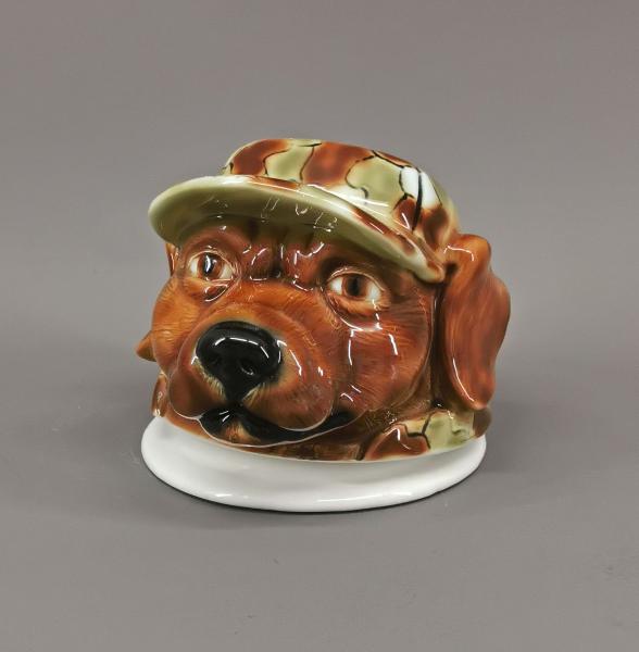Briefbeschwerer Jagd-Hund mit Tarn-Cap ungemarkt